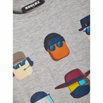 NAME IT Roblox Tee Arthur Grey Melange